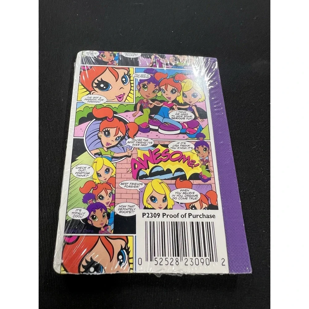 Lisa Frank Fab Friends‎ Comic Book Style Mini Notebook 160 Pages 4.5 X 3.25